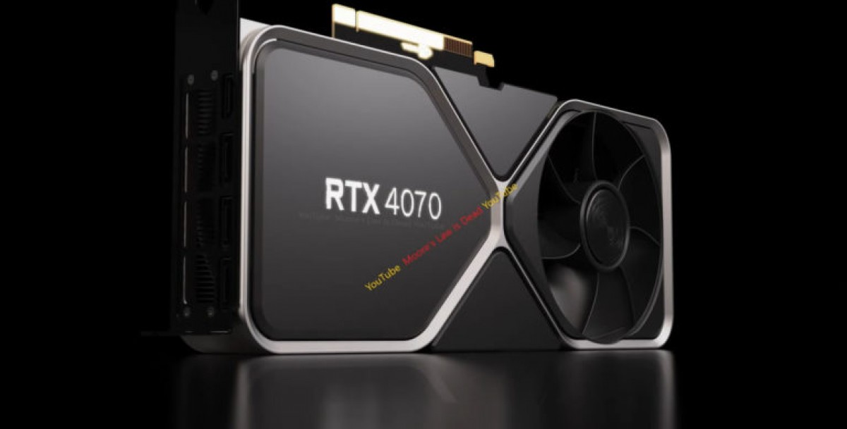 Boatos sobre a placa de vídeo RTX4070 com slot duplo surgem.