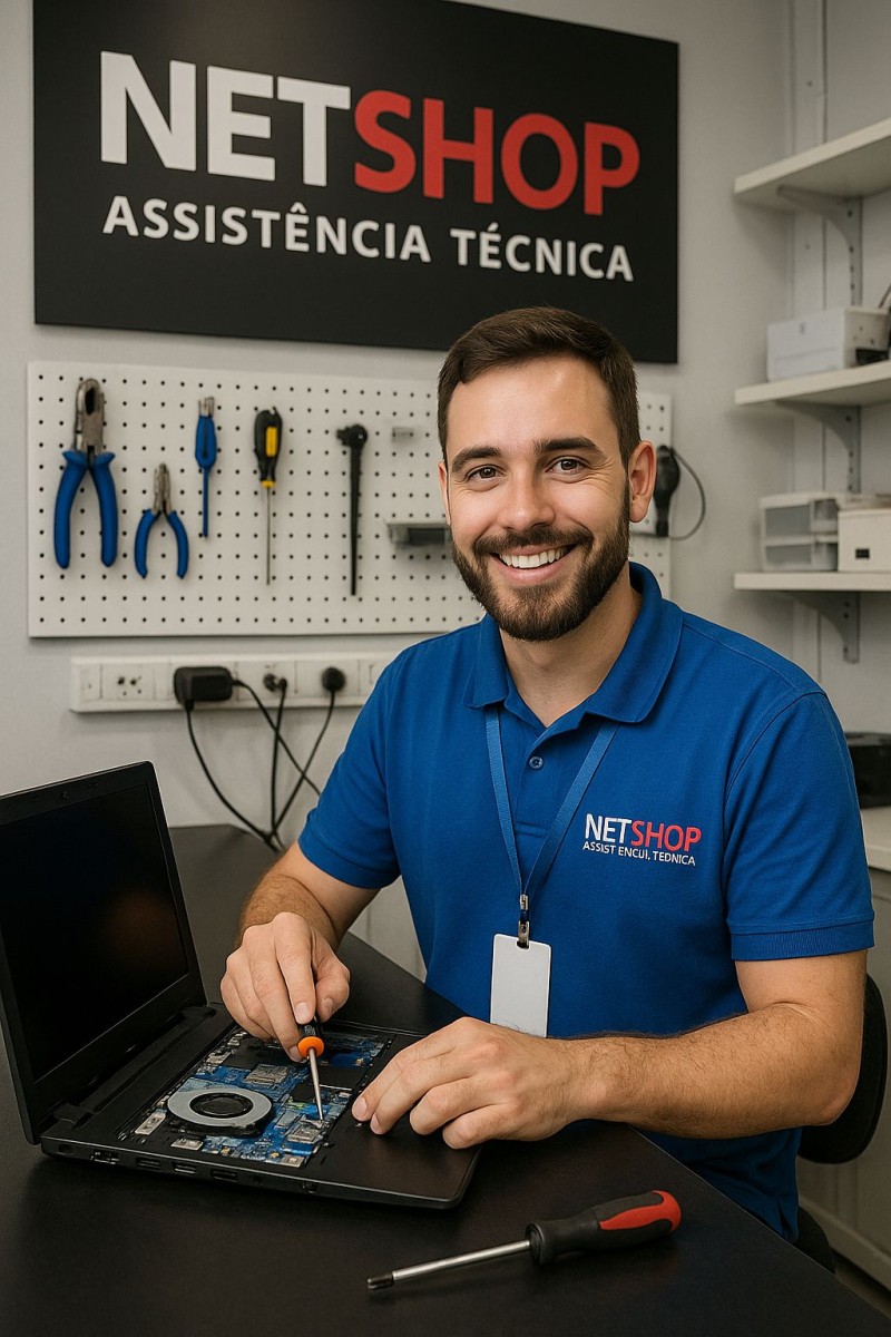 Netshop: melhor assistência técnica de notebook em Brasília