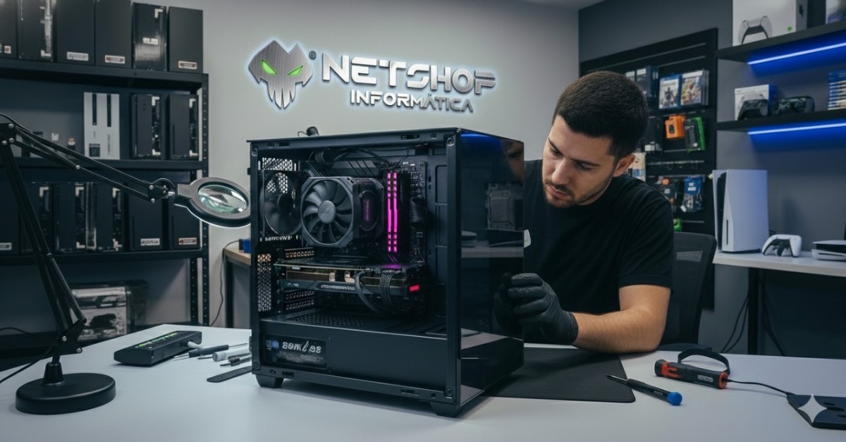 Montagem de PC Gamer Completo em Brasília | Netshop DF