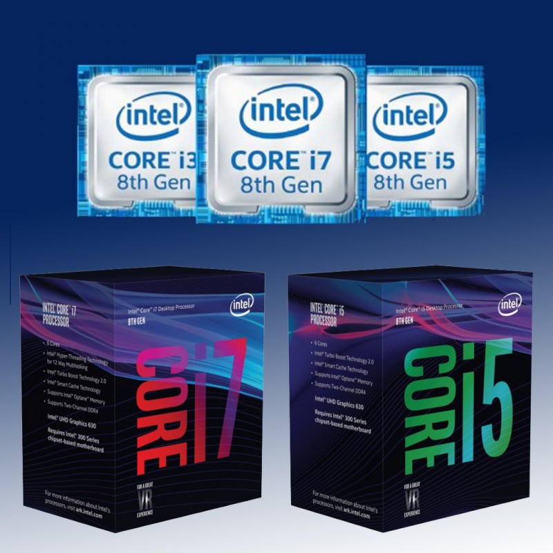 Processadores de 8º Geração já intel já foram anunciados