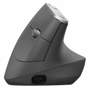 Mouse Logitech MX Vertical Sem Fio Recarregável Tecnologia Flow Unifying