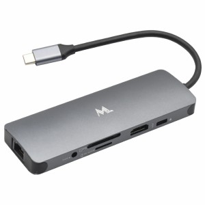 Hub 9P. USB Type-C 3.0 Mtek DS-91TC HDMI/3-USB/RJ45/SD/TYPE-C/Som
