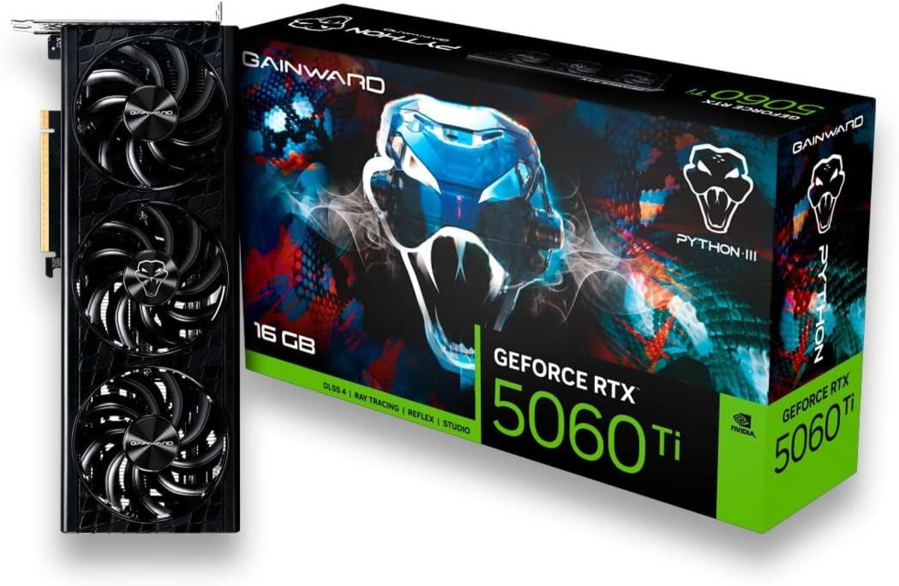 Placa de Vídeo RTX 5060 Ti 16GB Gainward Python III